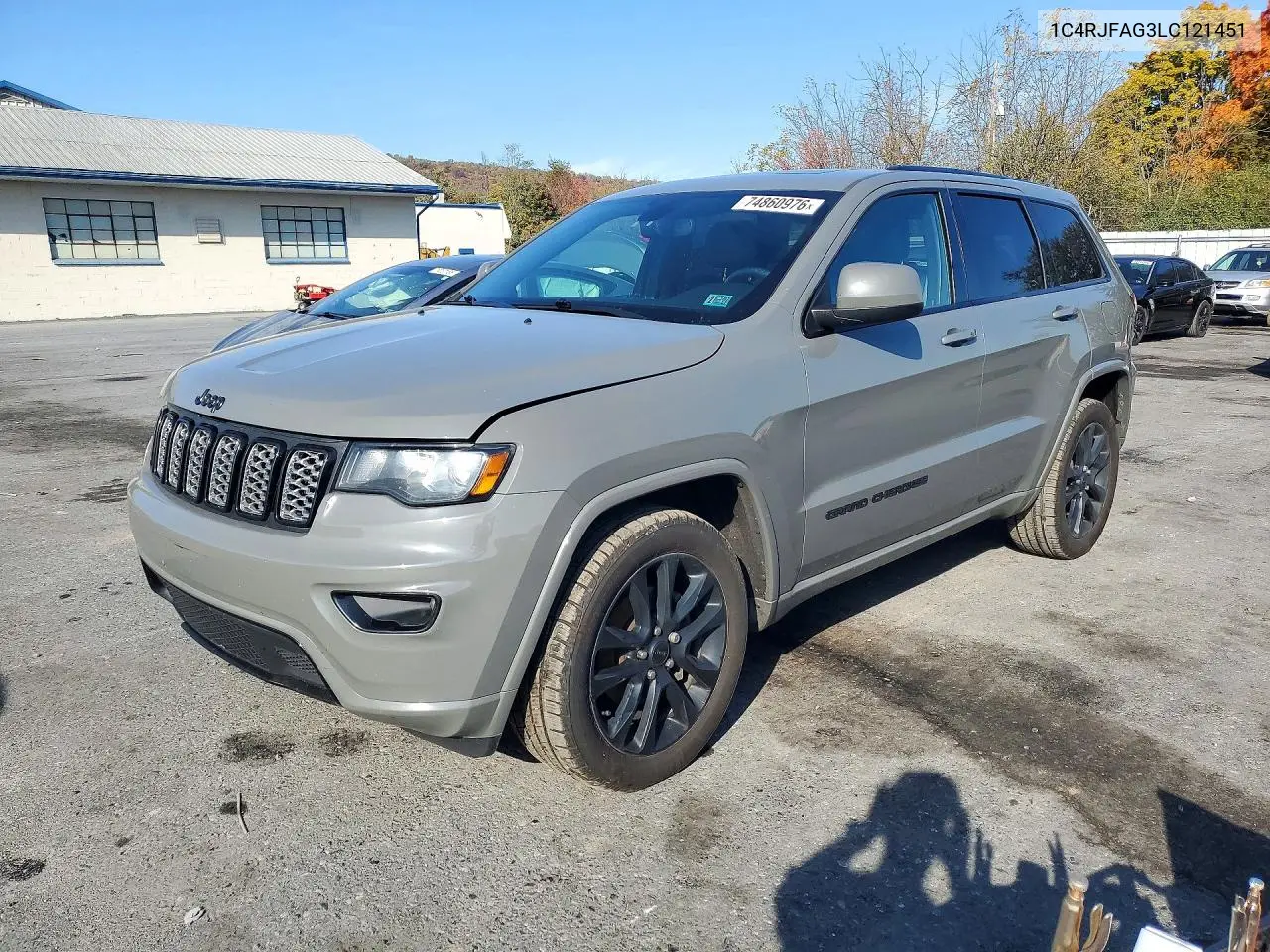 JEEP GRAND CHEROKEE 2020, VIN 1C4RJFAG3LC121451