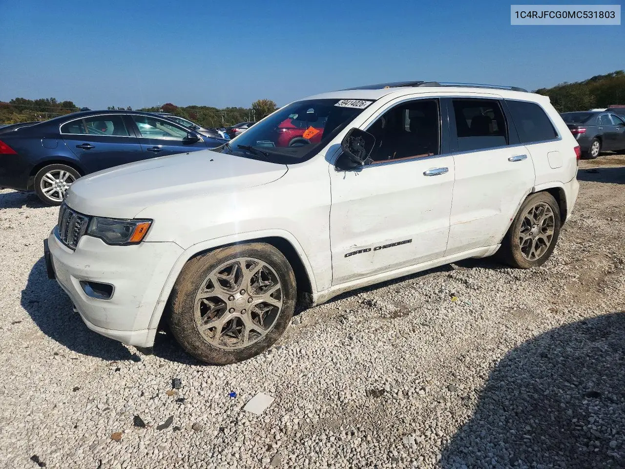 JEEP GRAND CHEROKEE 2021, VIN 1C4RJFCG0MC531803