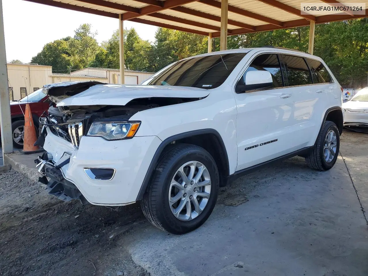 JEEP GRAND CHEROKEE 2021, VIN 1C4RJFAG1MC671264