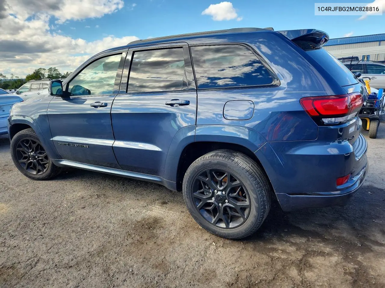 2021 JEEP GRAND CHEROKEE VIN 1C4RJFBG2MC828816 — фото 2