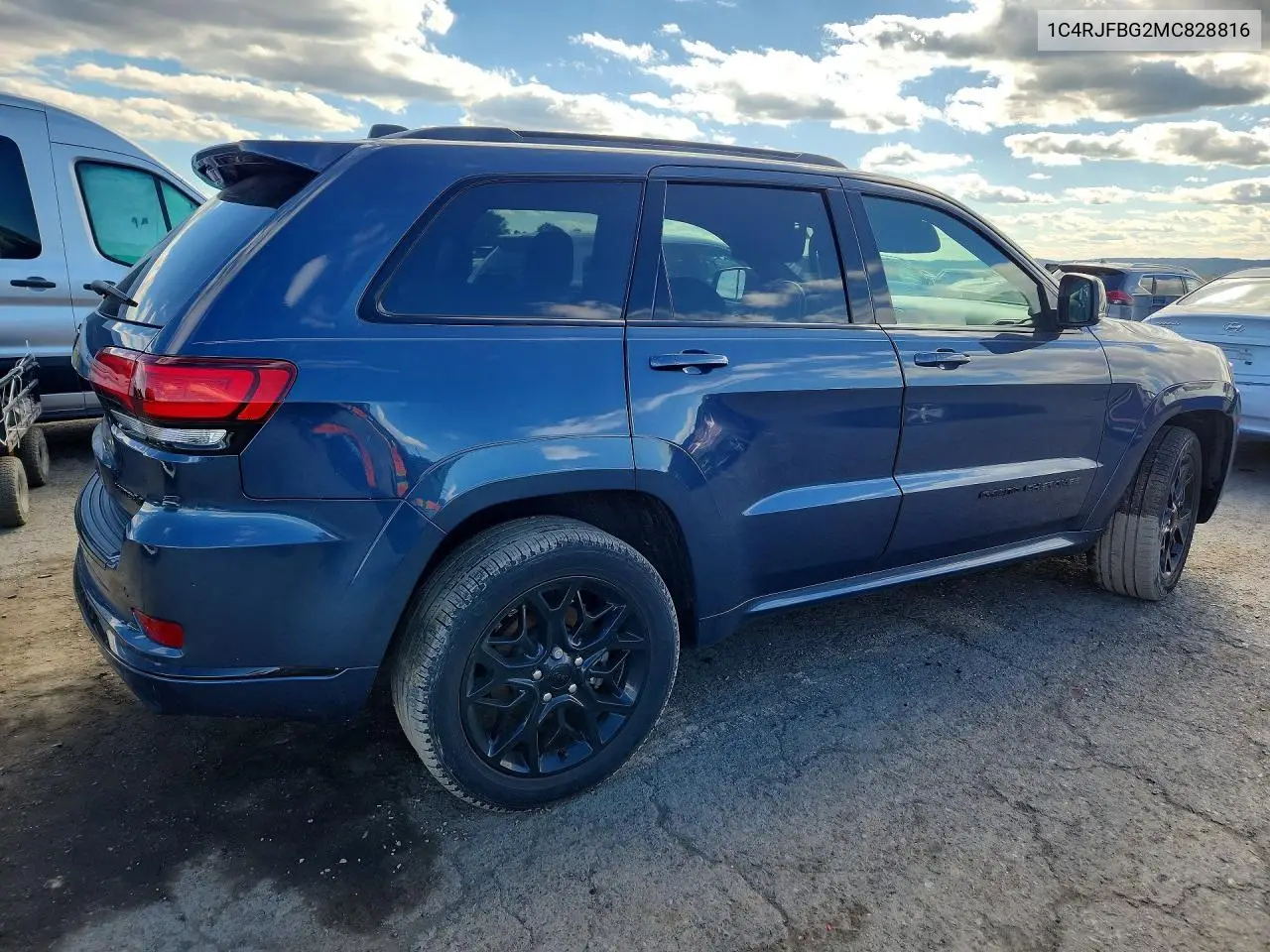 2021 JEEP GRAND CHEROKEE VIN 1C4RJFBG2MC828816 — фото 3