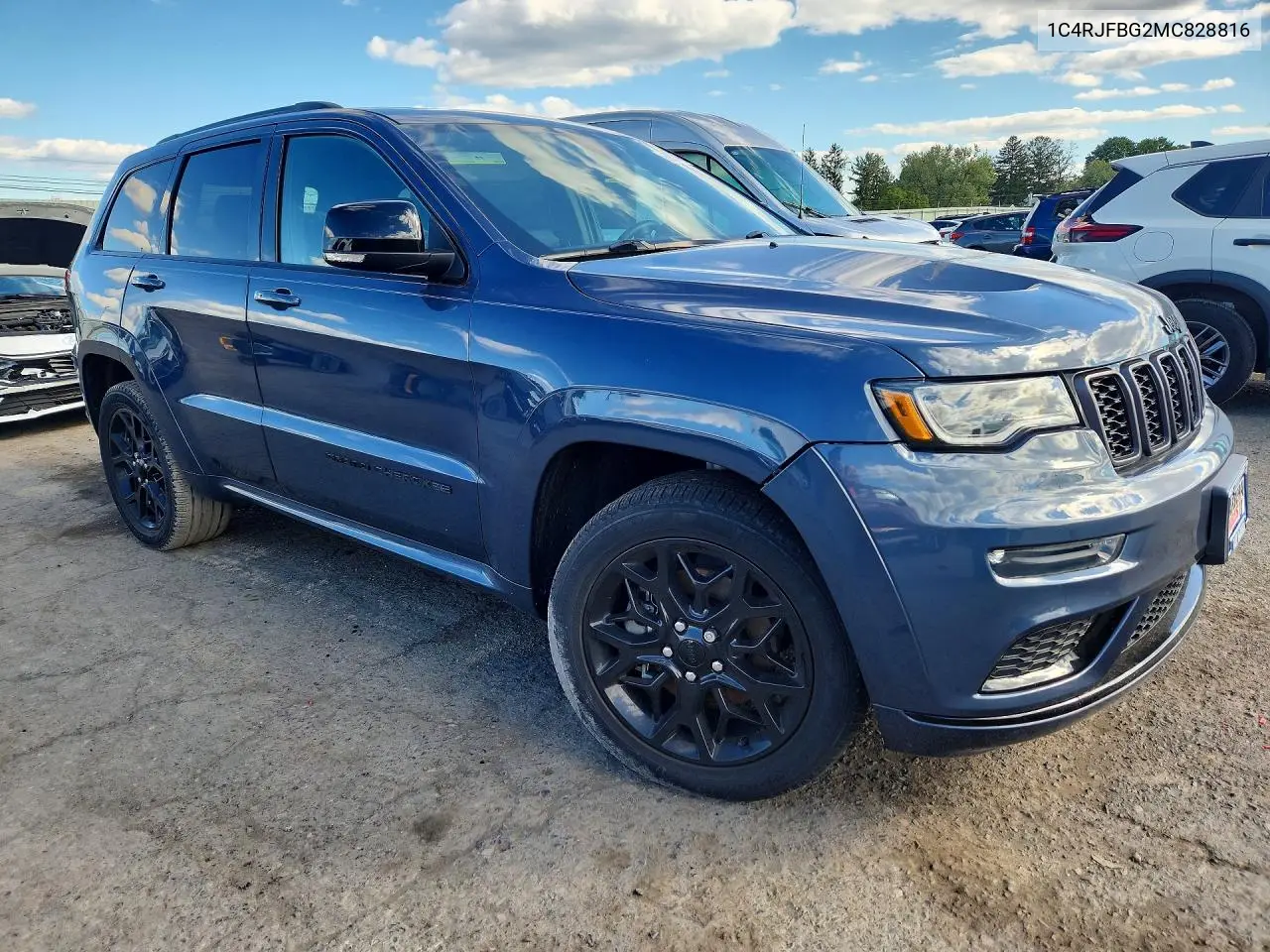 2021 JEEP GRAND CHEROKEE VIN 1C4RJFBG2MC828816 — фото 4