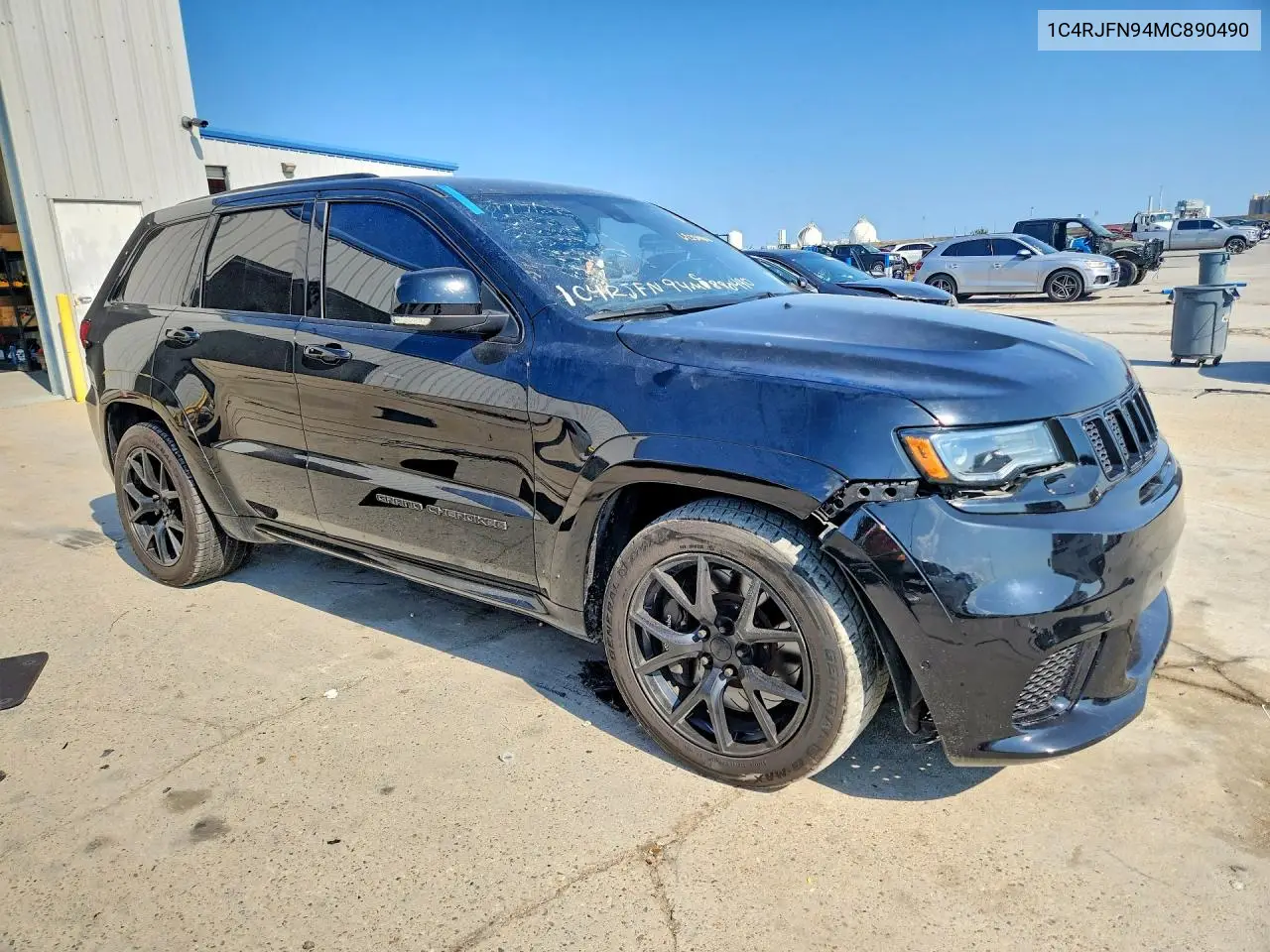 2021 JEEP GRAND CHEROKEE VIN 1C4RJFN94MC890490 — фото 4