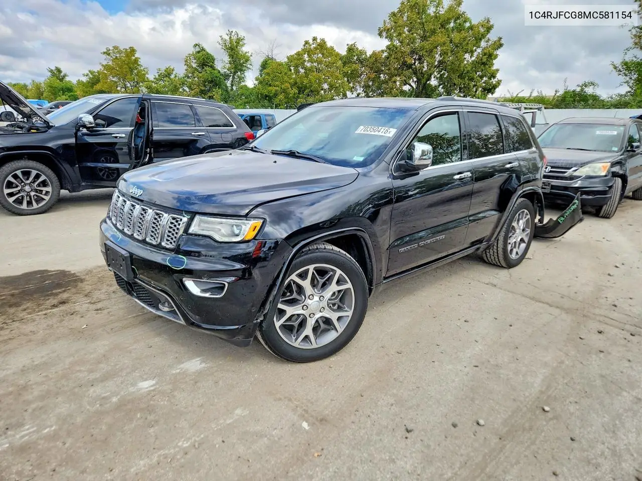 JEEP GRAND CHEROKEE 2021, VIN 1C4RJFCG8MC581154