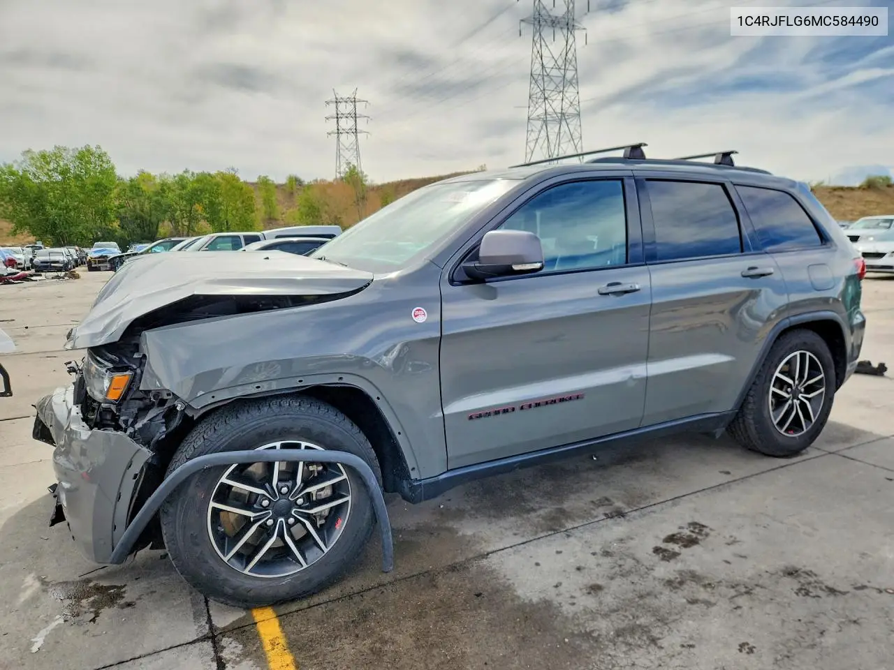 JEEP GRAND CHEROKEE 2021, VIN 1C4RJFLG6MC584490