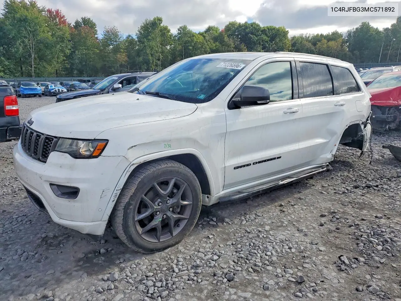 JEEP GRAND CHEROKEE 2021, VIN 1C4RJFBG3MC571892