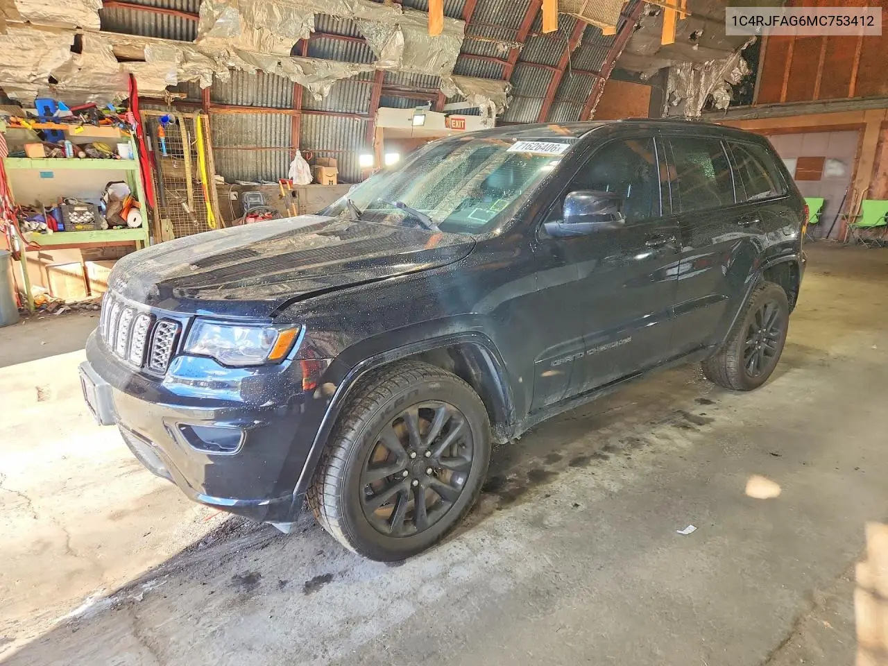 JEEP GRAND CHEROKEE 2021, VIN 1C4RJFAG6MC753412