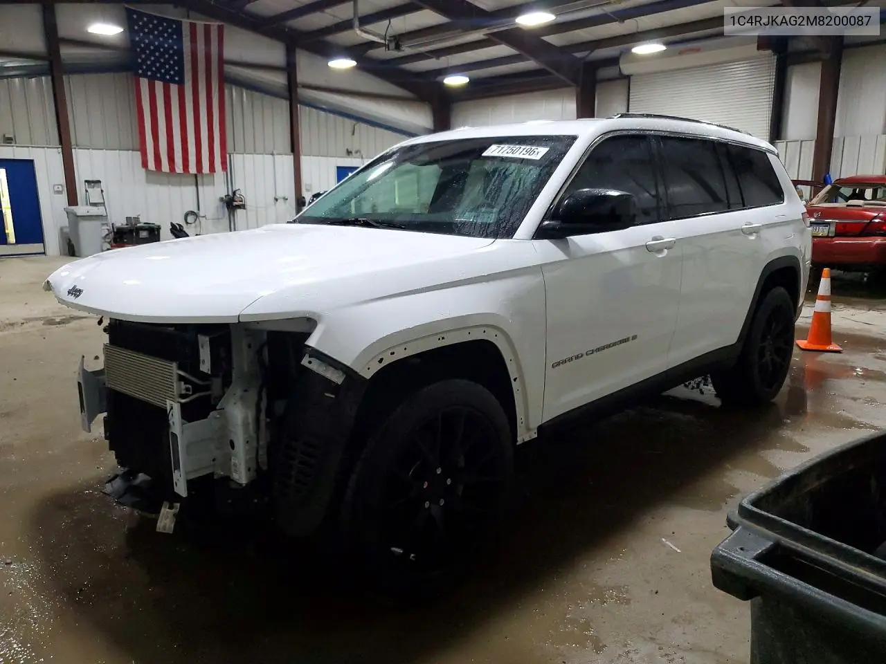 JEEP GRAND CHEROKEE 2021, VIN 1C4RJKAG2M8200087