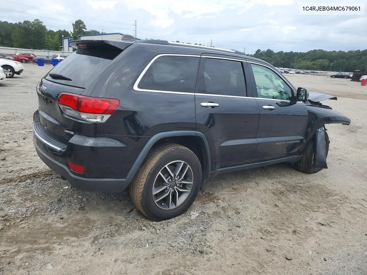 2021 JEEP GRAND CHEROKEE VIN 1C4RJEBG4MC679061 — фото 3