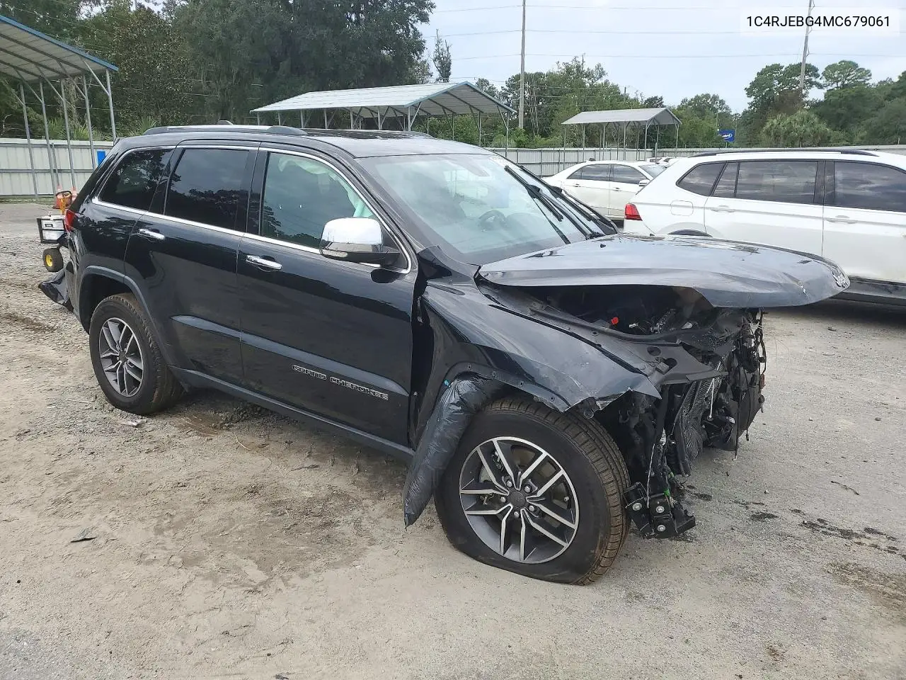 2021 JEEP GRAND CHEROKEE VIN 1C4RJEBG4MC679061 — фото 4