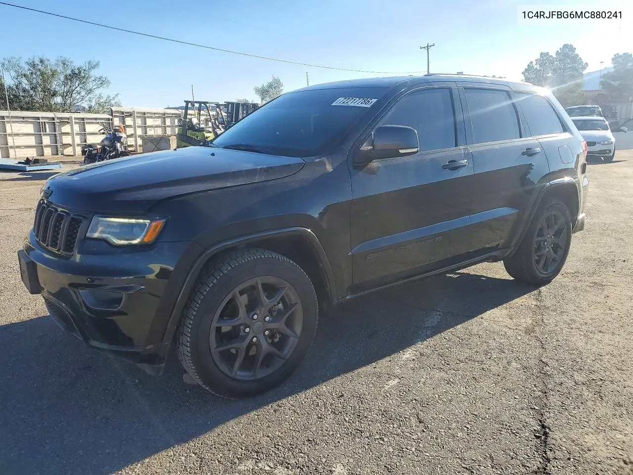 JEEP GRAND CHEROKEE 2021, VIN 1C4RJFBG6MC880241