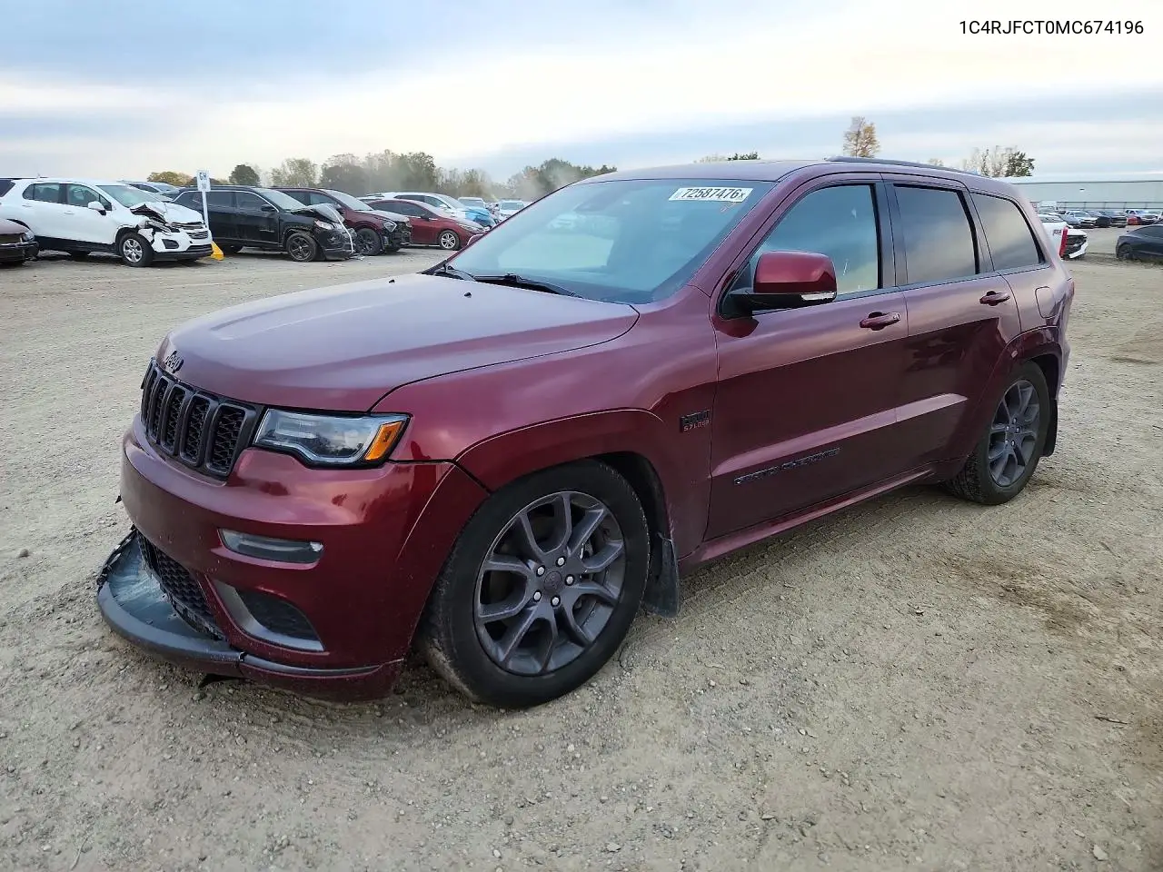 JEEP GRAND CHEROKEE 2021, VIN 1C4RJFCT0MC674196