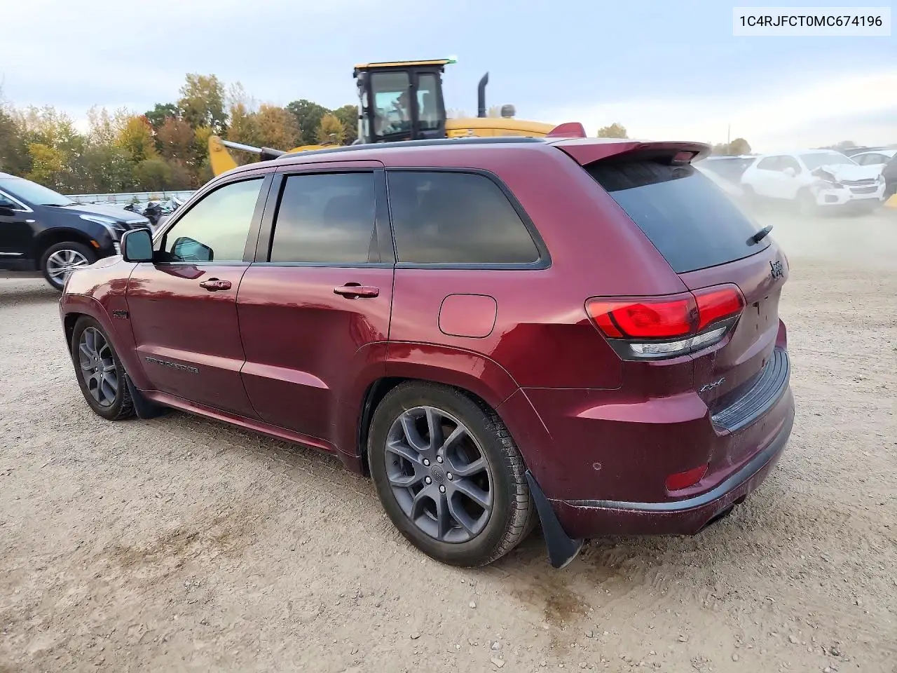 2021 JEEP GRAND CHEROKEE VIN 1C4RJFCT0MC674196 — фото 2
