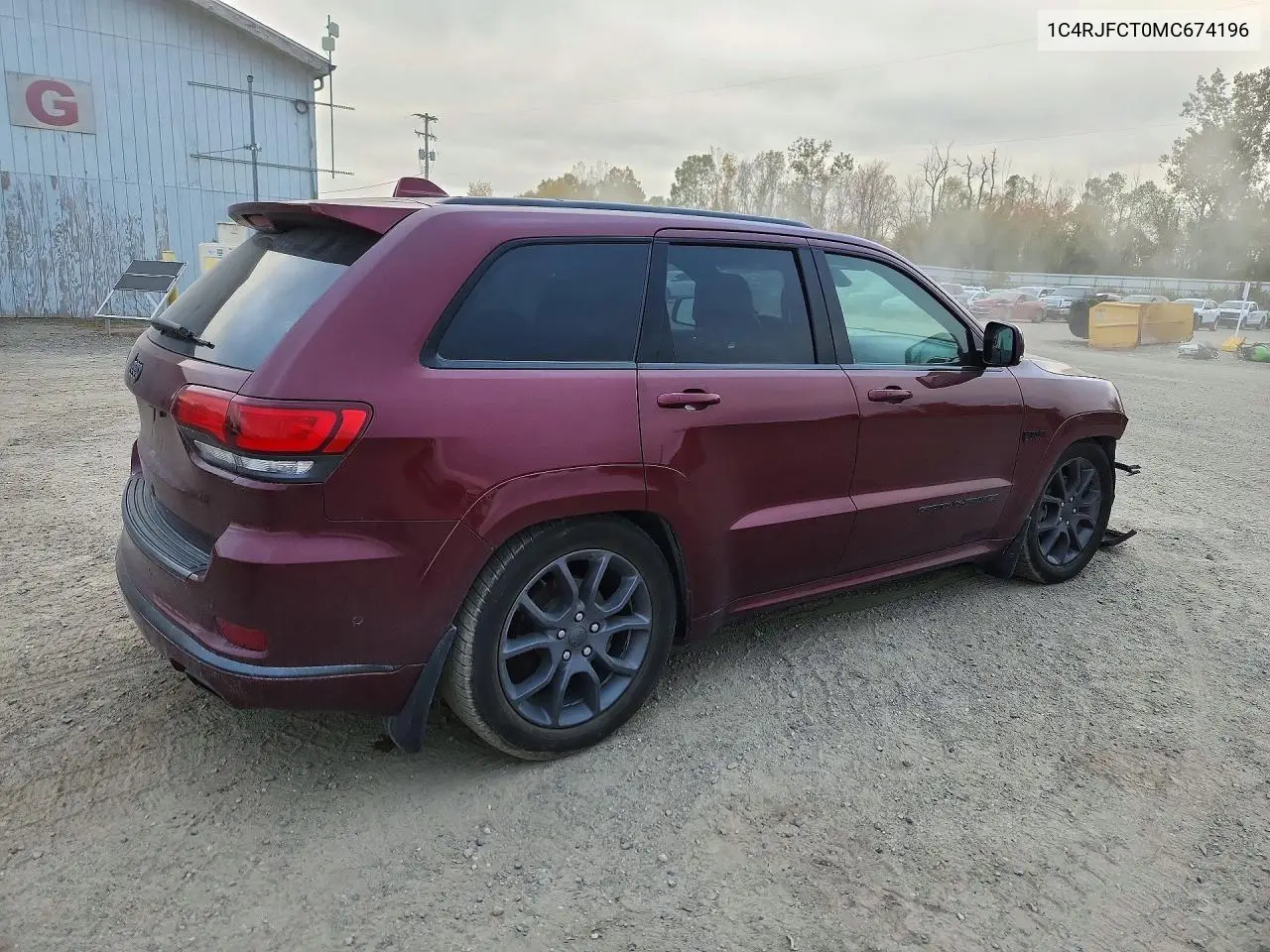2021 JEEP GRAND CHEROKEE VIN 1C4RJFCT0MC674196 — фото 3
