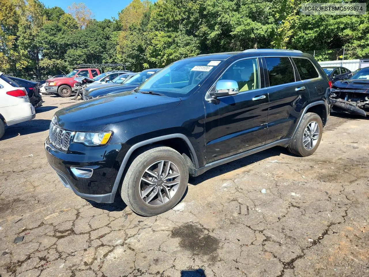 JEEP GRAND CHEROKEE 2021, VIN 1C4RJFBT8MC593674