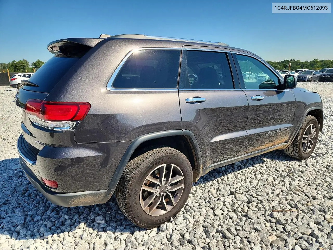 2021 JEEP GRAND CHEROKEE VIN 1C4RJFBG4MC612093 — фото 3