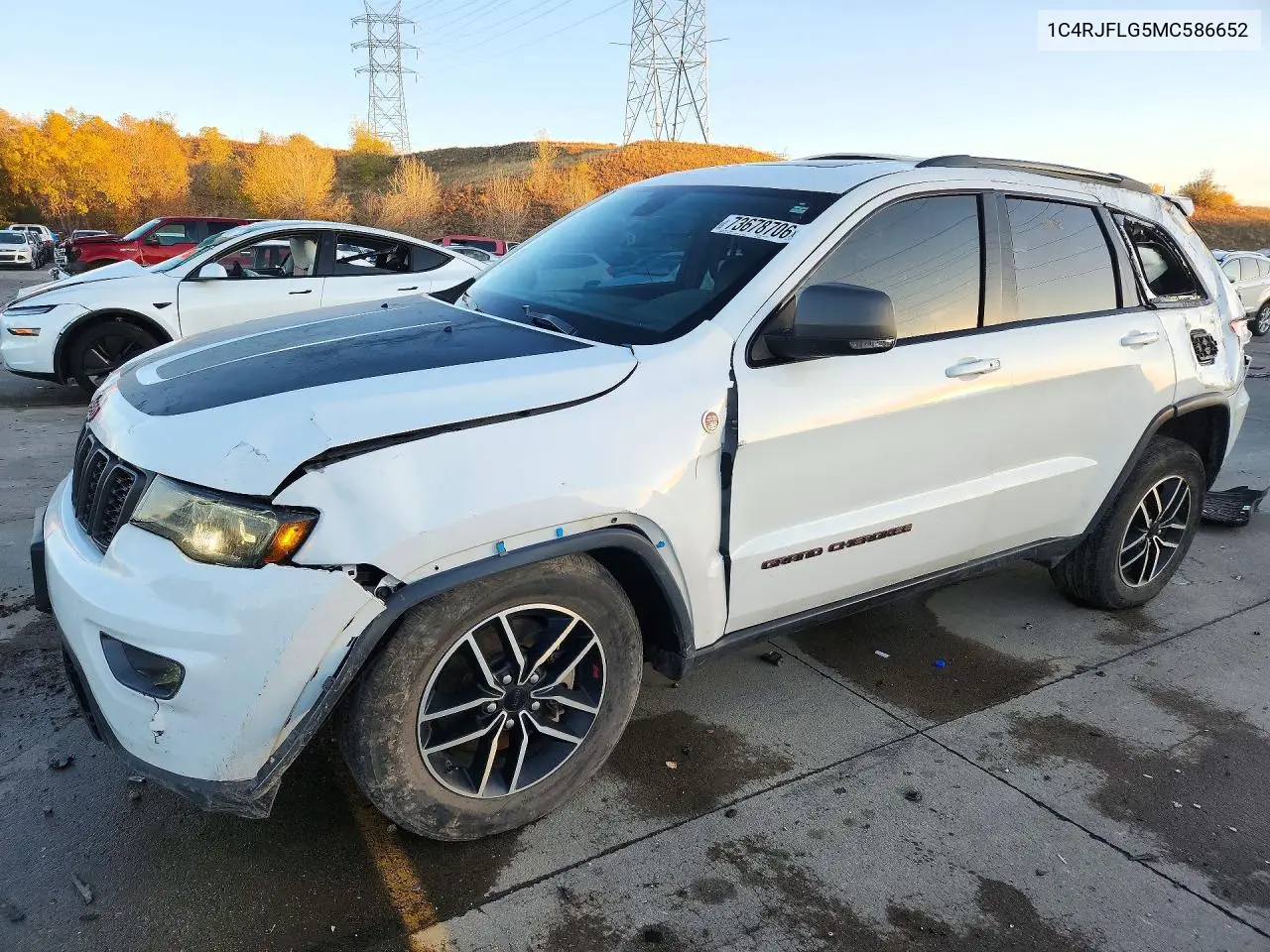 JEEP GRAND CHEROKEE 2021, VIN 1C4RJFLG5MC586652