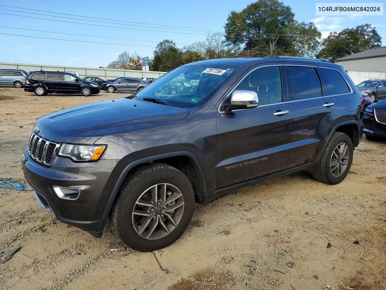 JEEP GRAND CHEROKEE 2021, VIN 1C4RJFBG6MC842024