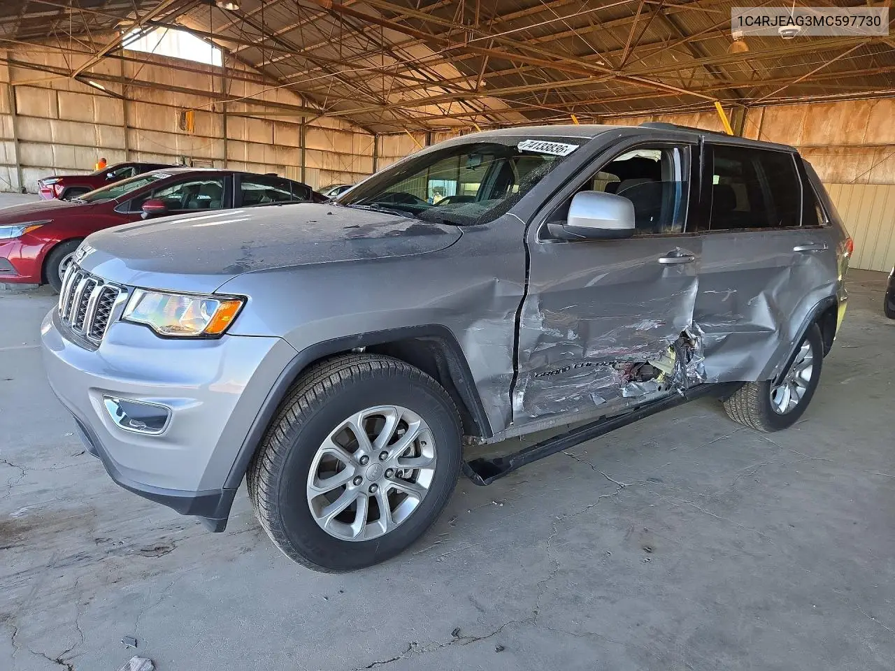 JEEP GRAND CHEROKEE 2021, VIN 1C4RJEAG3MC597730