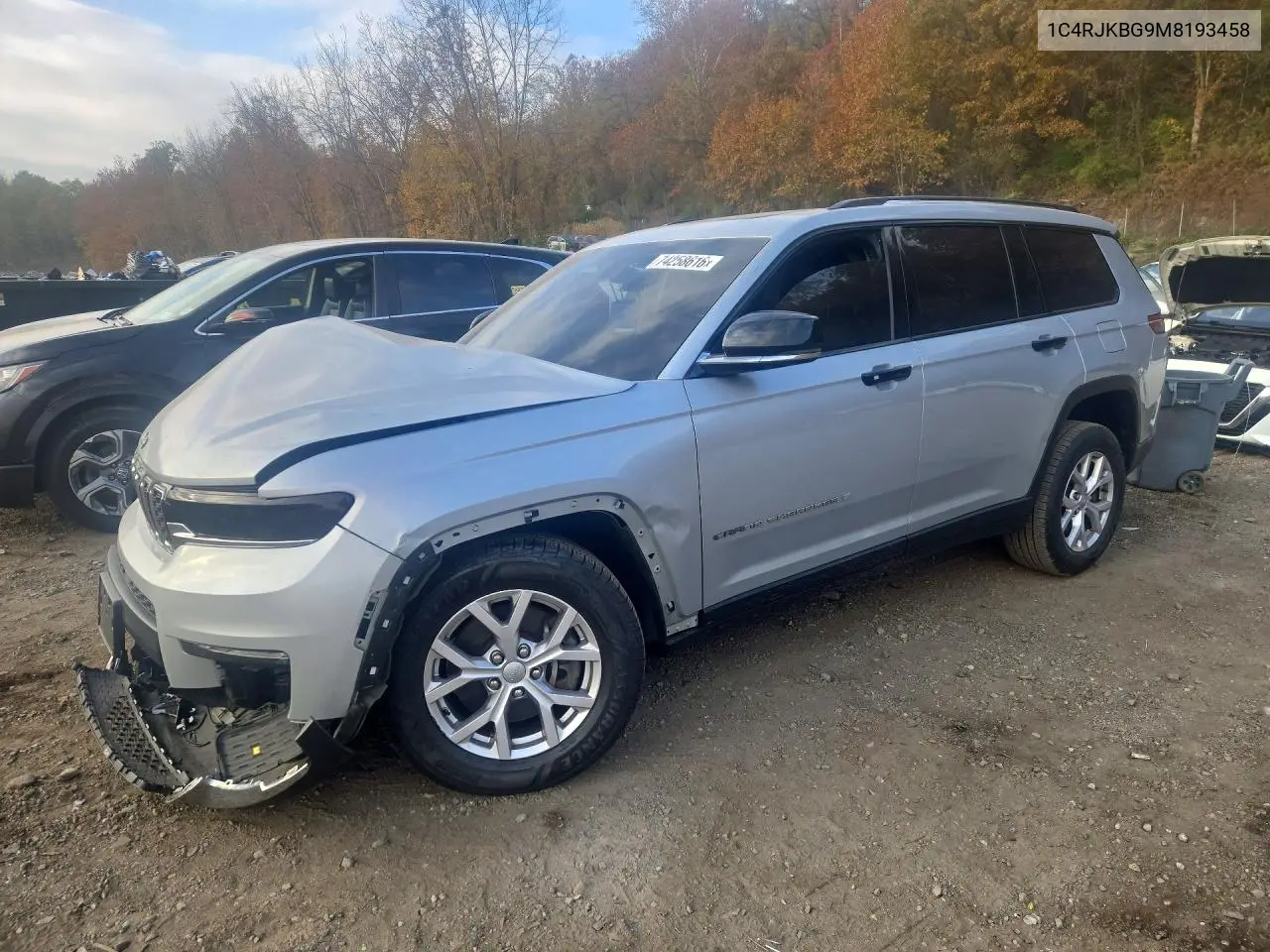 JEEP GRAND CHEROKEE 2021, VIN 1C4RJKBG9M8193458