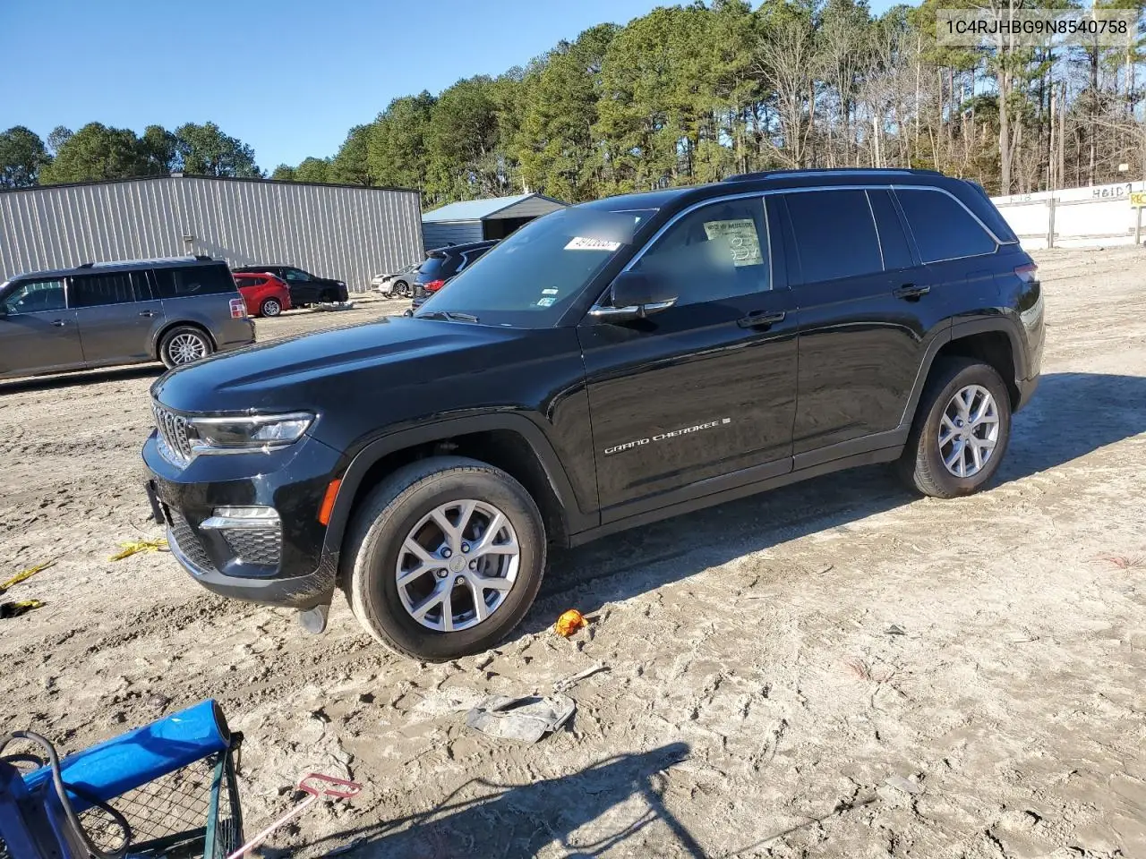 JEEP GRAND CHEROKEE 2022, VIN 1C4RJHBG9N8540758