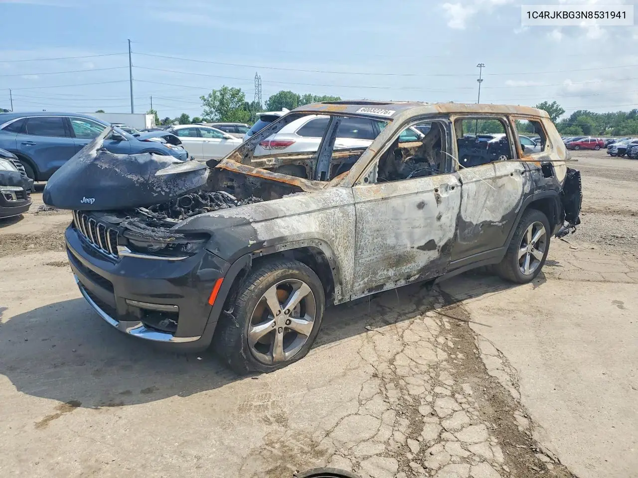 JEEP GRAND CHEROKEE 2022, VIN 1C4RJKBG3N8531941
