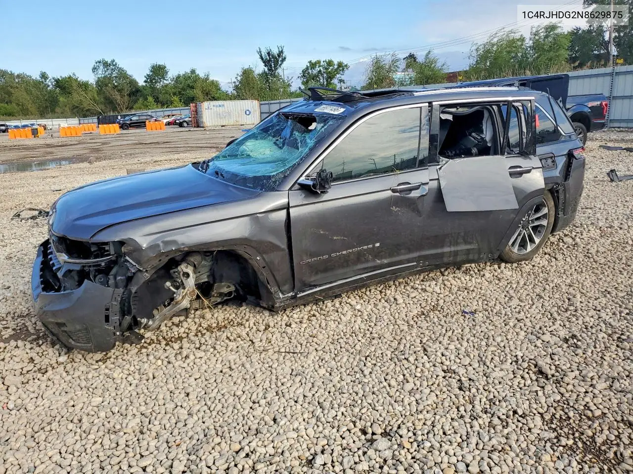 JEEP GRAND CHEROKEE 2022, VIN 1C4RJHDG2N8629875