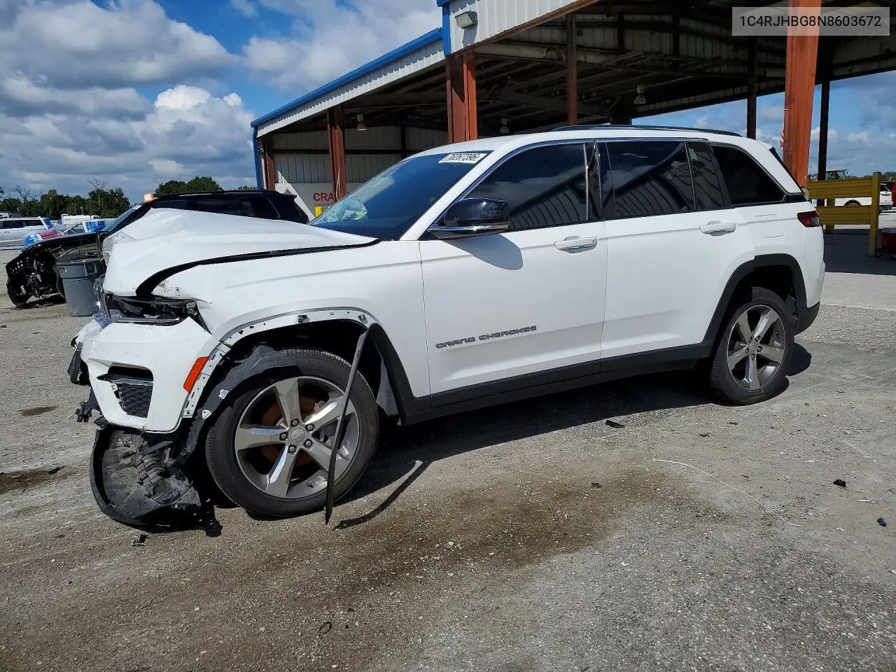 JEEP GRAND CHEROKEE 2022, VIN 1C4RJHBG8N8603672