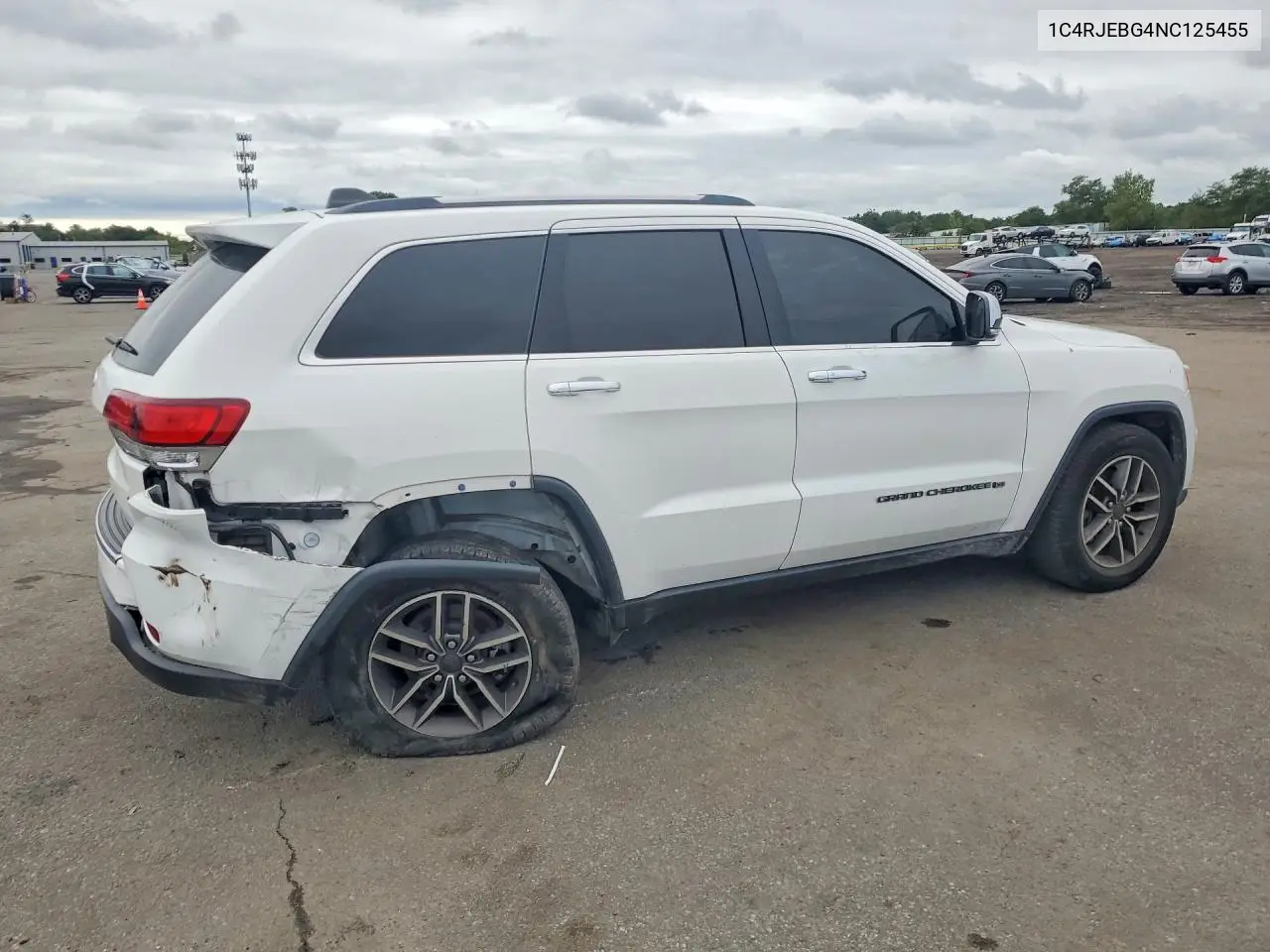 2022 JEEP GRAND CHEROKEE VIN 1C4RJEBG4NC125455 — фото 3