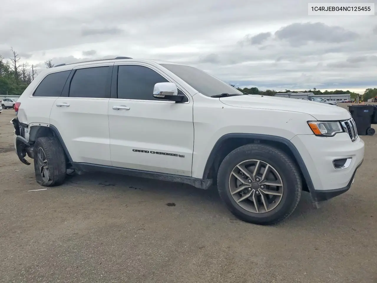 2022 JEEP GRAND CHEROKEE VIN 1C4RJEBG4NC125455 — фото 4