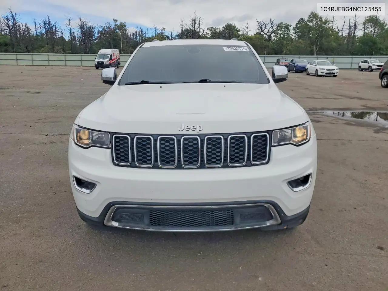 2022 JEEP GRAND CHEROKEE VIN 1C4RJEBG4NC125455 — фото 5