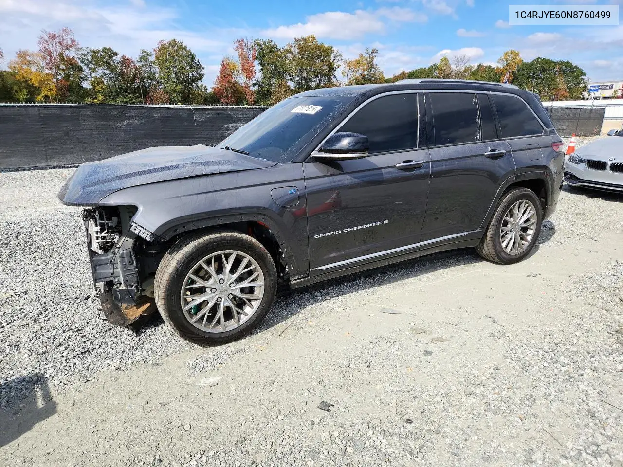 JEEP GRAND CHEROKEE 2022, VIN 1C4RJYE60N8760499
