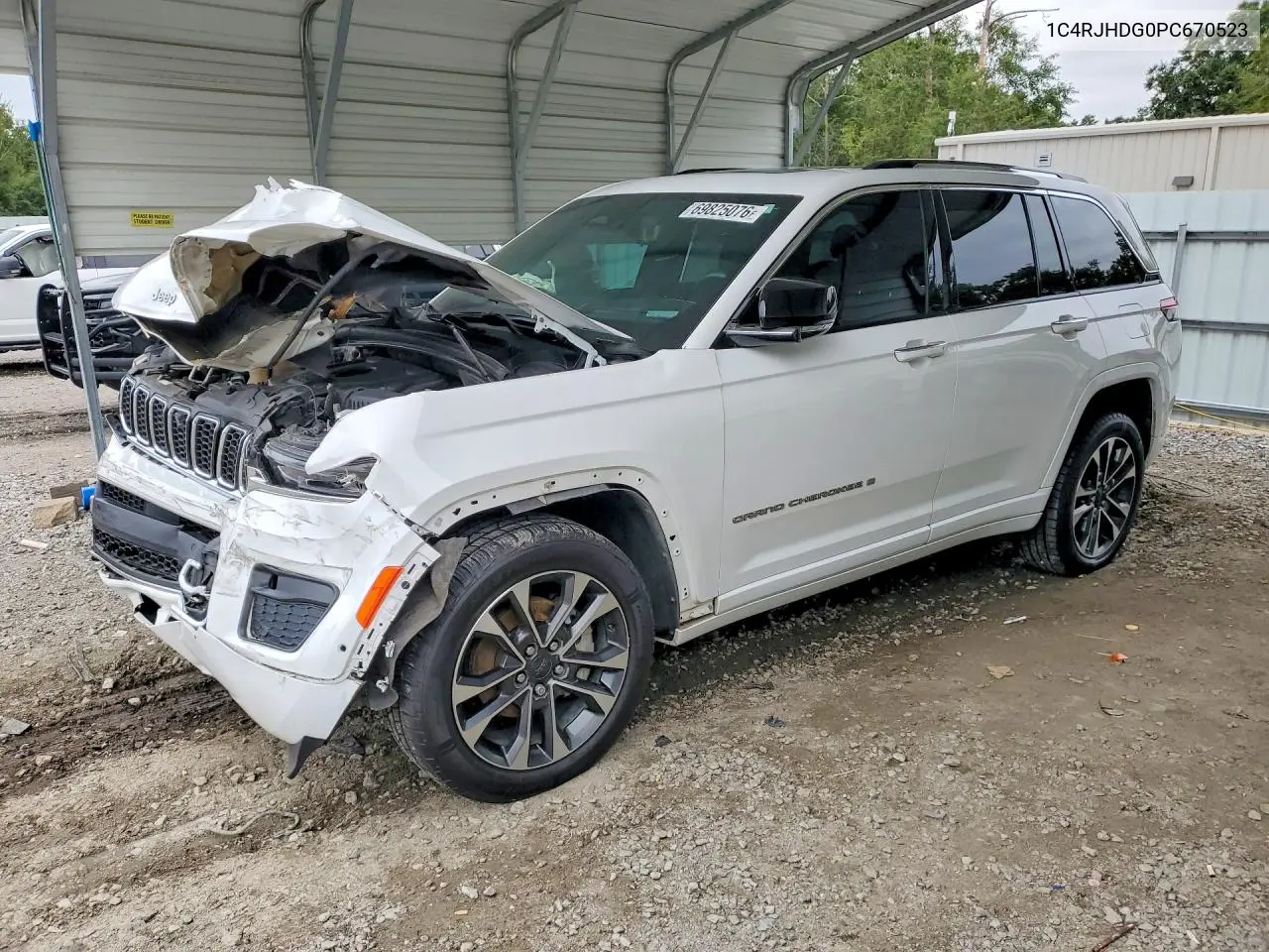 JEEP GRAND CHEROKEE 2023, VIN 1C4RJHDG0PC670523