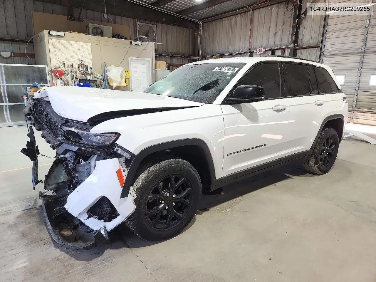 JEEP GRAND CHEROKEE 2024, VIN 1C4RJHAG2RC209265