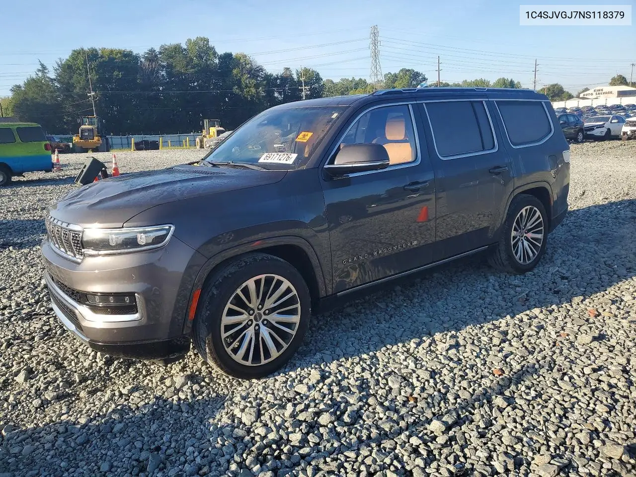 JEEP GRAND WAGONEER 2022, VIN 1C4SJVGJ7NS118379