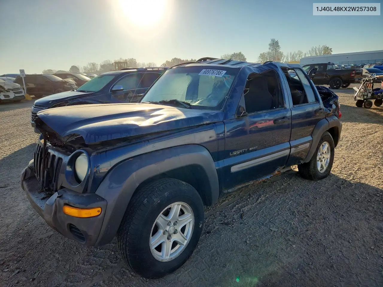 JEEP LIBERTY (NORTH AMERICA) 2002, VIN 1J4GL48KX2W257308