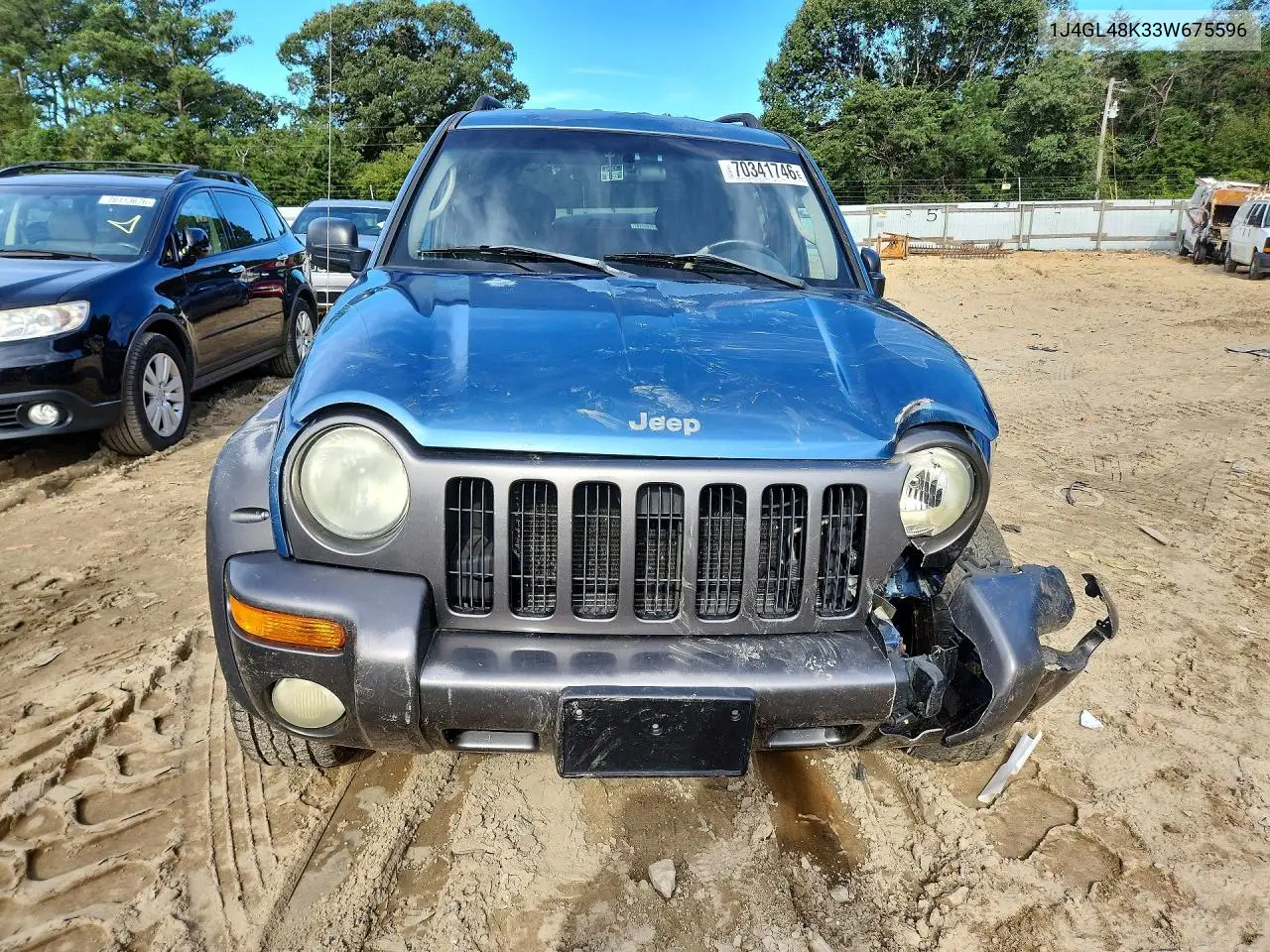 2003 JEEP LIBERTY (NORTH AMERICA) VIN 1J4GL48K33W675596 — фото 5