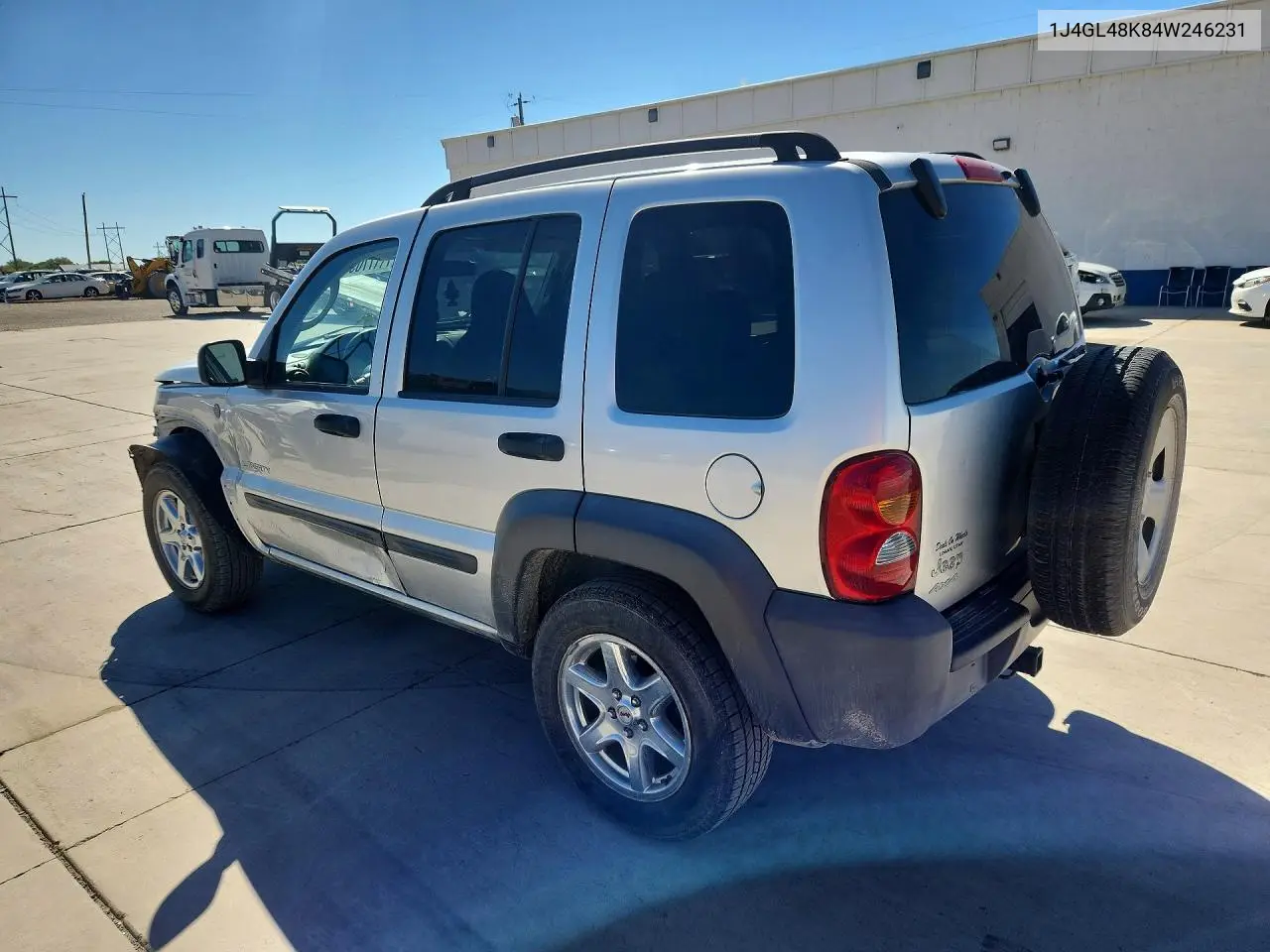 2004 JEEP LIBERTY (NORTH AMERICA) VIN 1J4GL48K84W246231 — фото 2