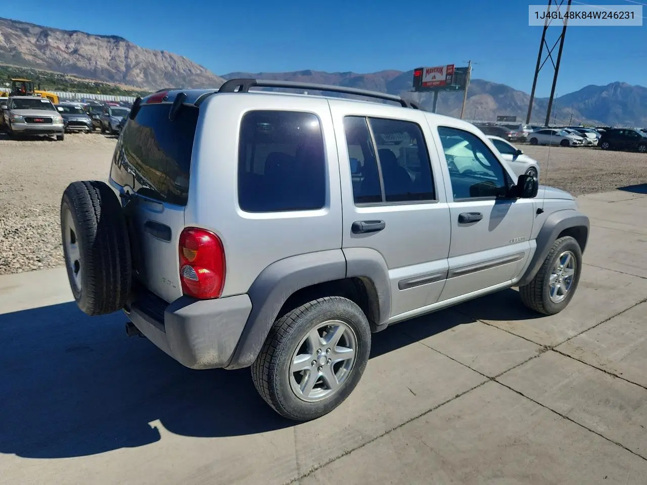 2004 JEEP LIBERTY (NORTH AMERICA) VIN 1J4GL48K84W246231 — фото 3