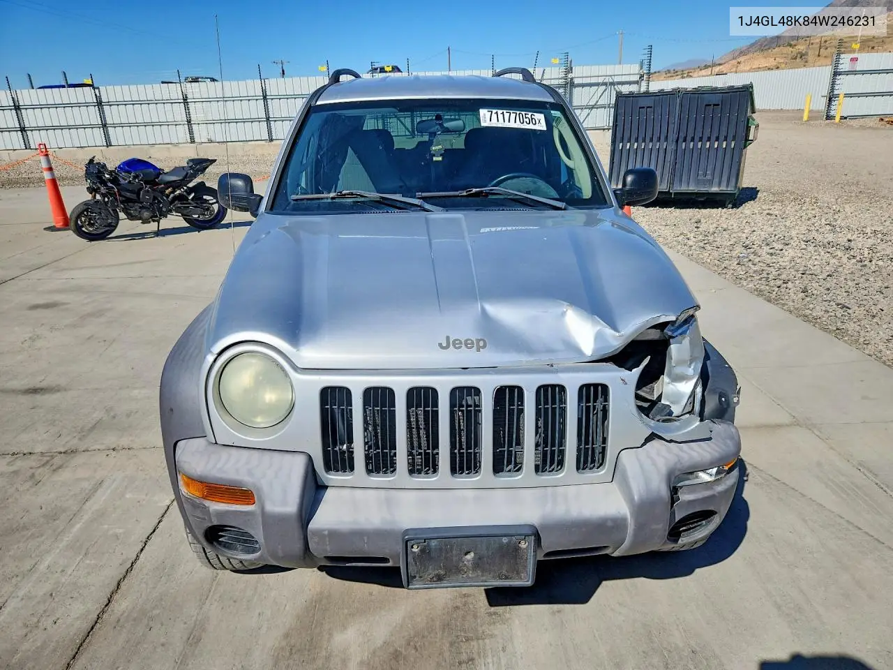 2004 JEEP LIBERTY (NORTH AMERICA) VIN 1J4GL48K84W246231 — фото 5