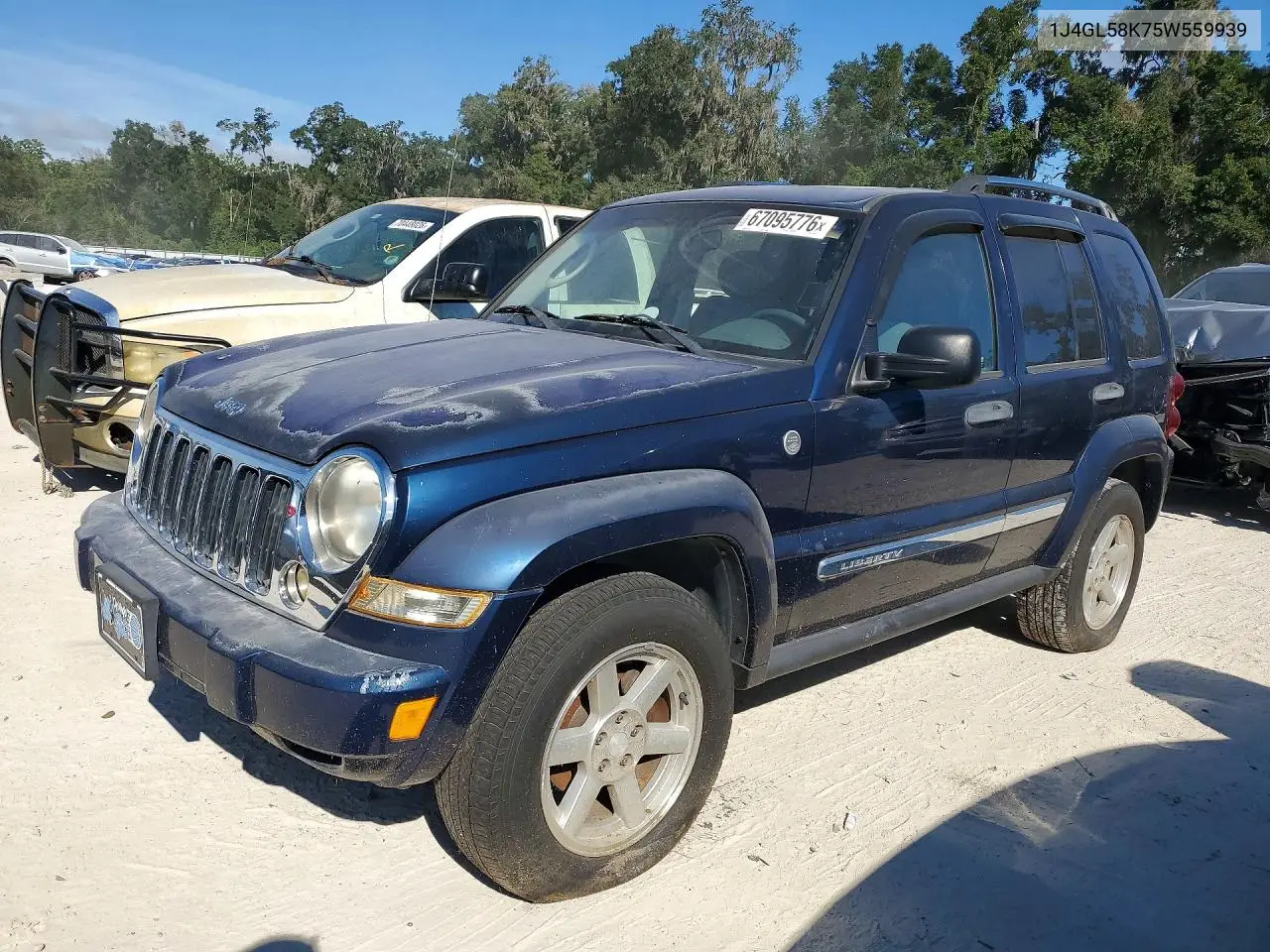 JEEP LIBERTY (NORTH AMERICA) 2005, VIN 1J4GL58K75W559939