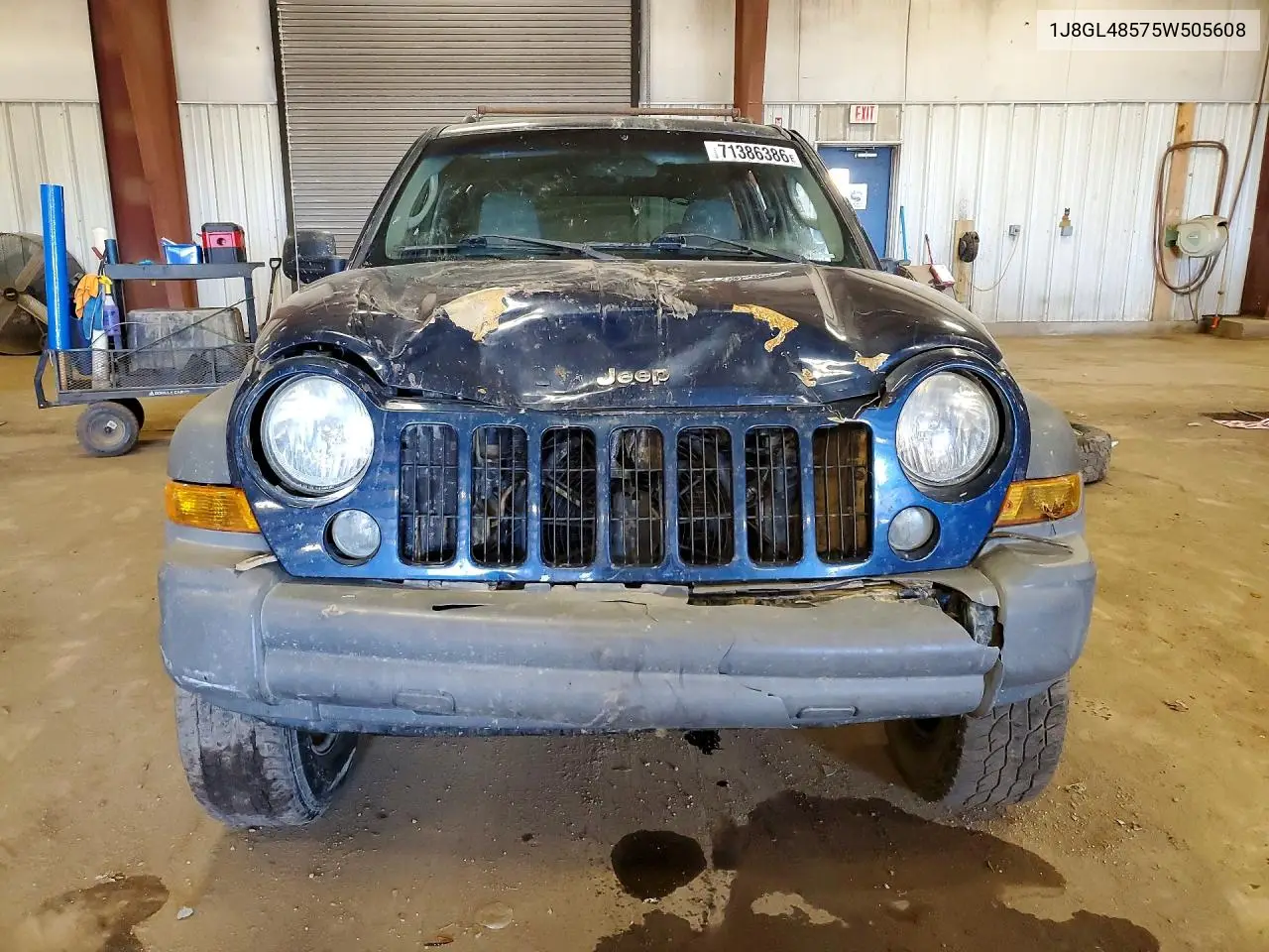 2005 JEEP LIBERTY (NORTH AMERICA) VIN 1J8GL48575W505608 — фото 5