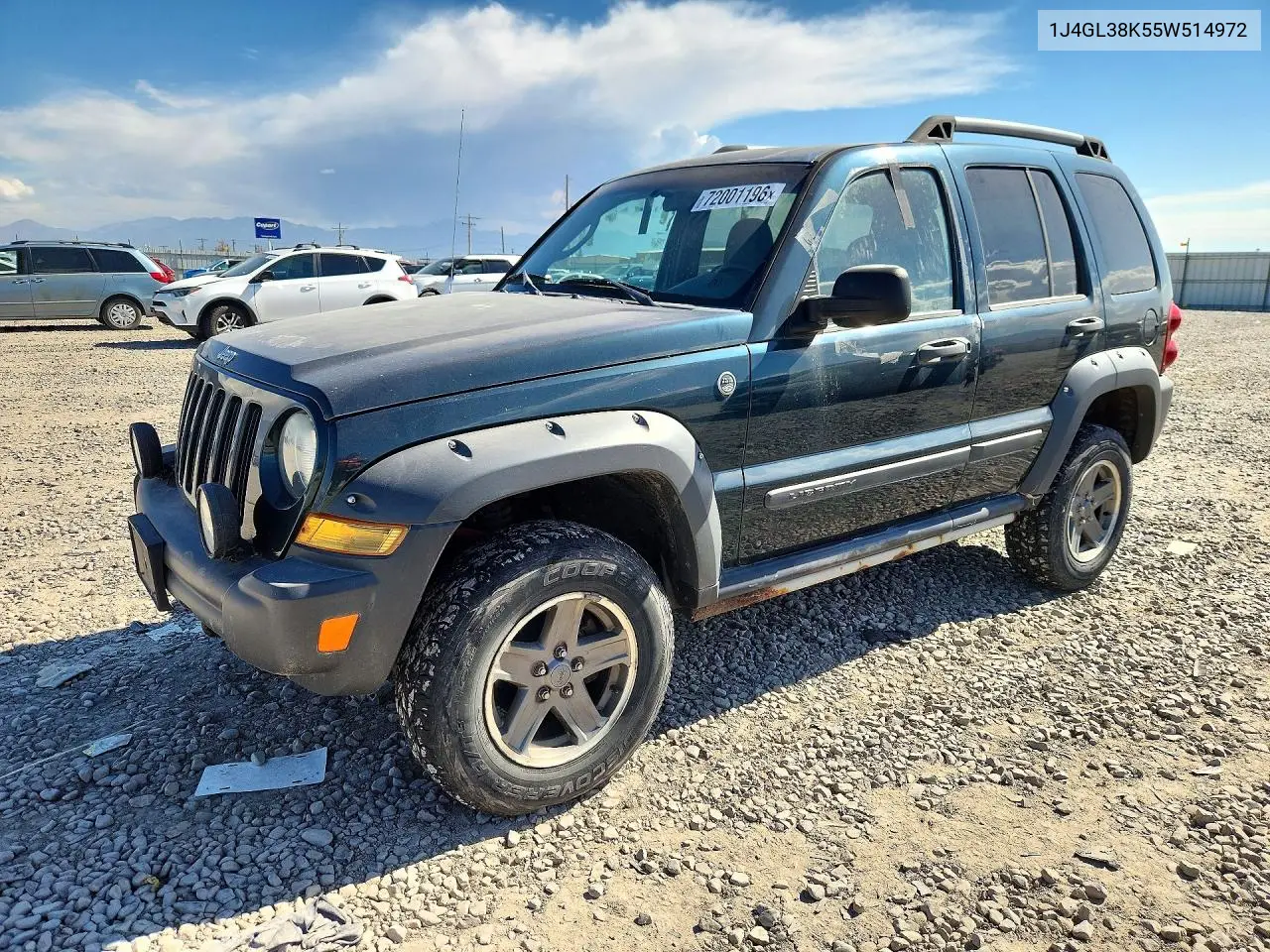 JEEP LIBERTY (NORTH AMERICA) 2005, VIN 1J4GL38K55W514972