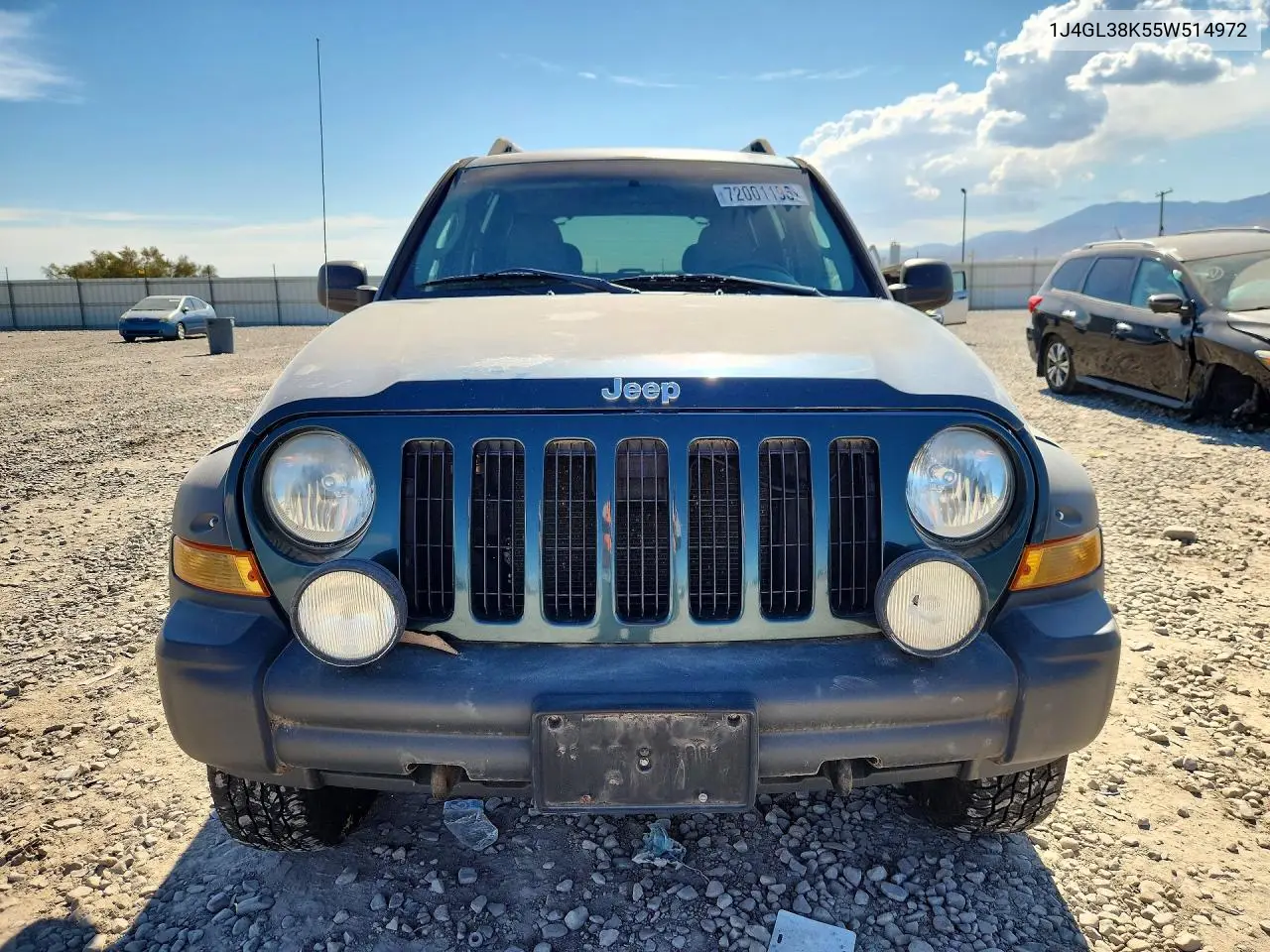 2005 JEEP LIBERTY (NORTH AMERICA) VIN 1J4GL38K55W514972 — фото 5