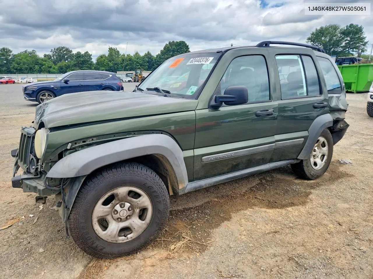 JEEP LIBERTY (NORTH AMERICA) 2007, VIN 1J4GK48K27W505061