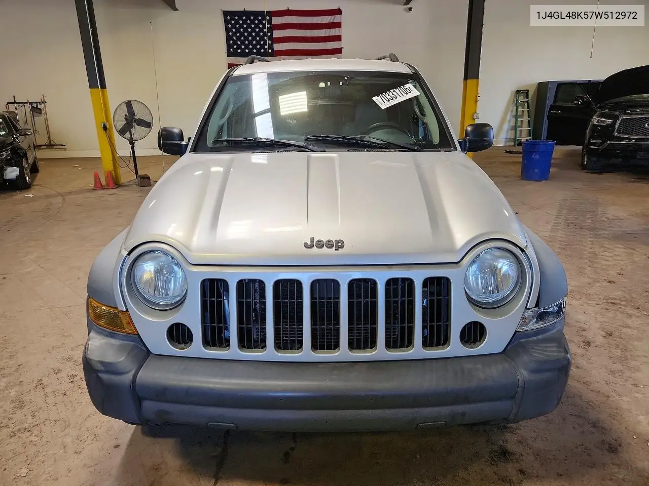 2007 JEEP LIBERTY (NORTH AMERICA) VIN 1J4GL48K57W512972 — фото 5