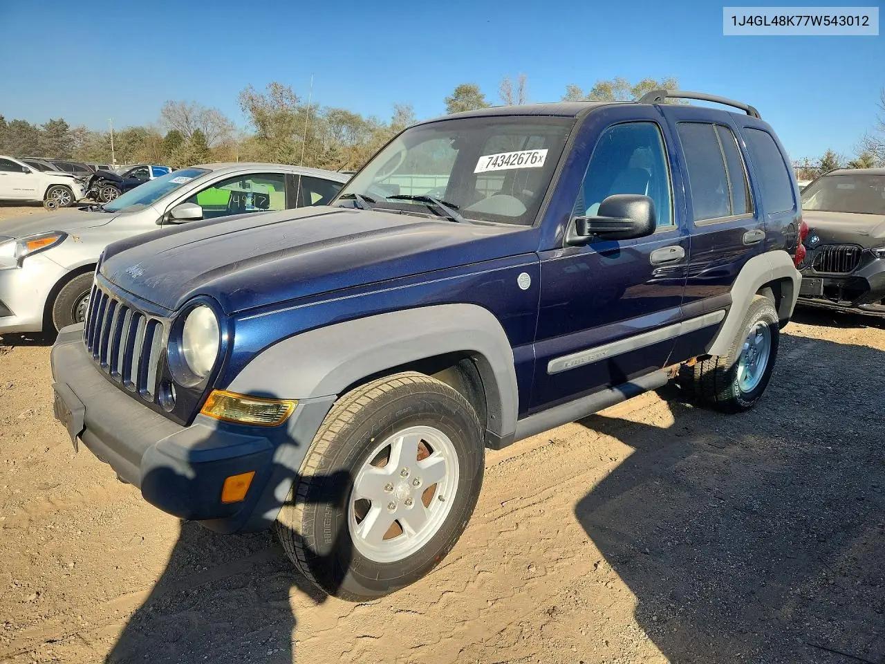 JEEP LIBERTY (NORTH AMERICA) 2007, VIN 1J4GL48K77W543012