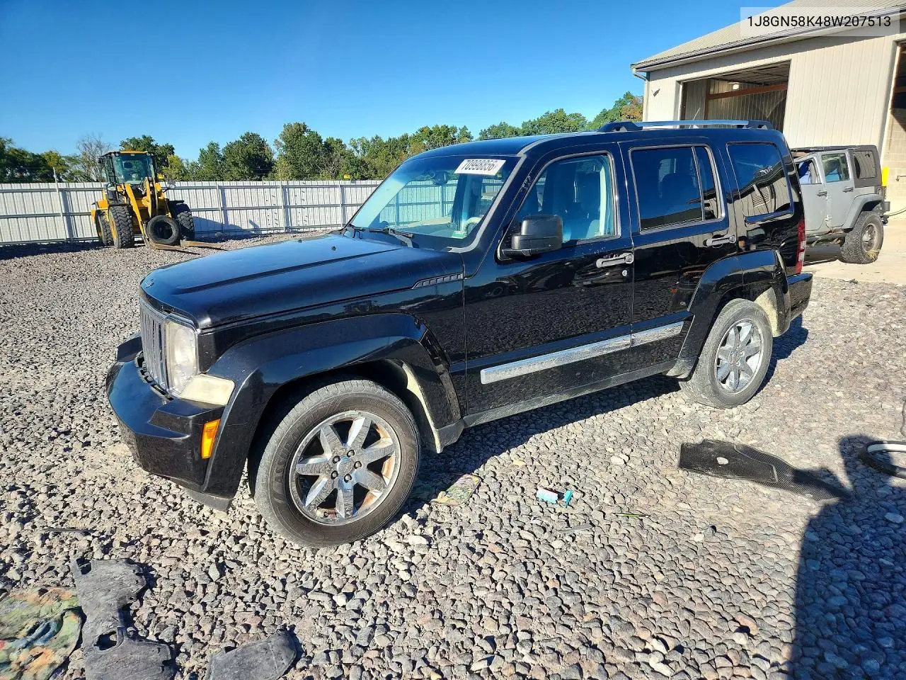 JEEP LIBERTY (NORTH AMERICA) 2008, VIN 1J8GN58K48W207513