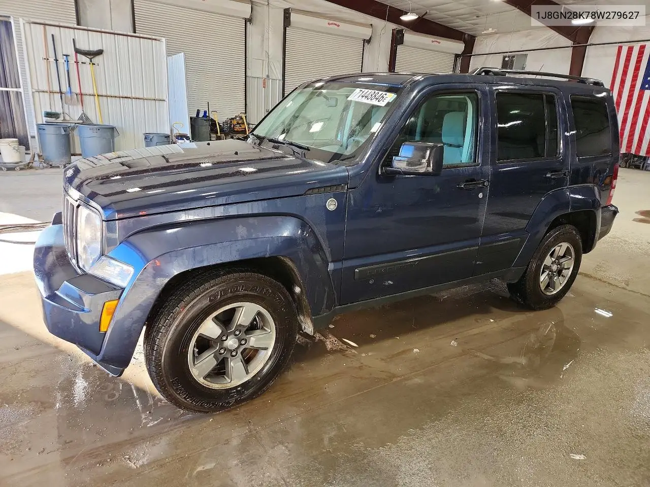 JEEP LIBERTY (NORTH AMERICA) 2008, VIN 1J8GN28K78W279627