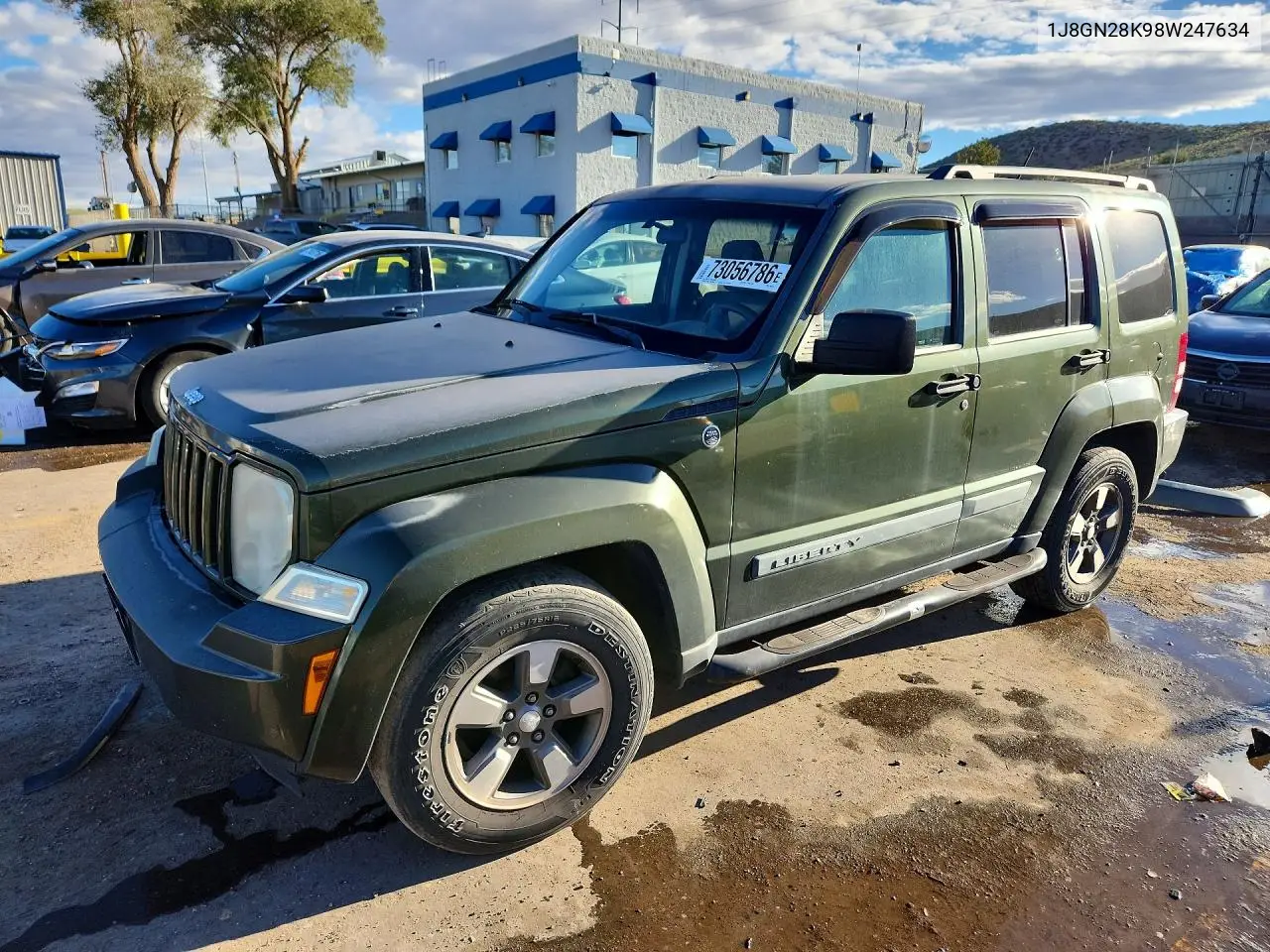 JEEP LIBERTY (NORTH AMERICA) 2008, VIN 1J8GN28K98W247634